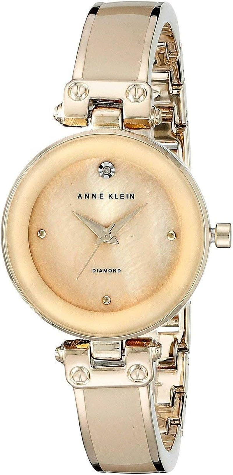 Women'S Genuine Diamond Dial Bangle Watch